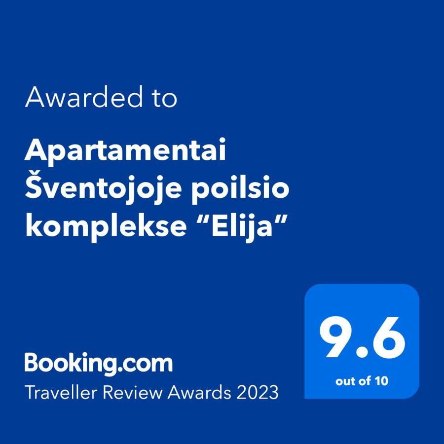 Apartamentai Sventojoje Poilsio Komplekse “Elija” Palanga Eksteriør bilde